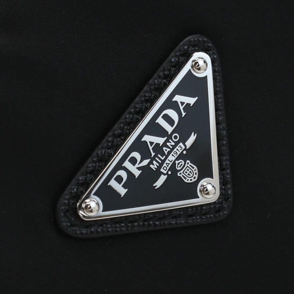 Prada Diagonal Shoulder Bag Triangle Logo Nero Black - Picture 2 of 6